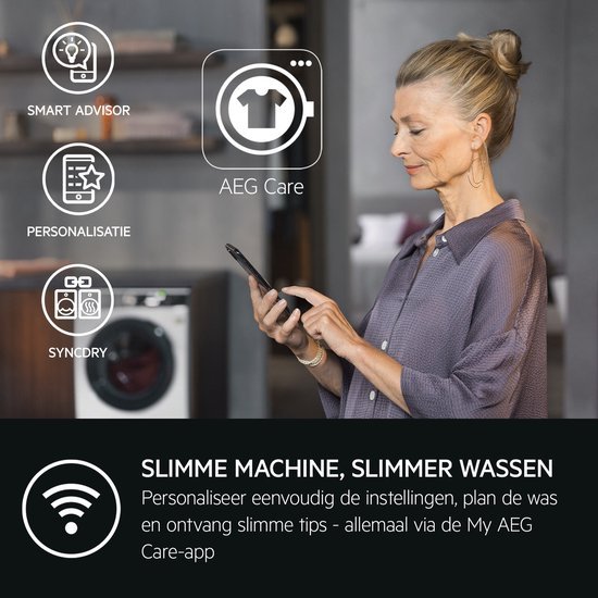AEG warmtepompdroger TR969PB4C - 9000 - AbsoluteCare
