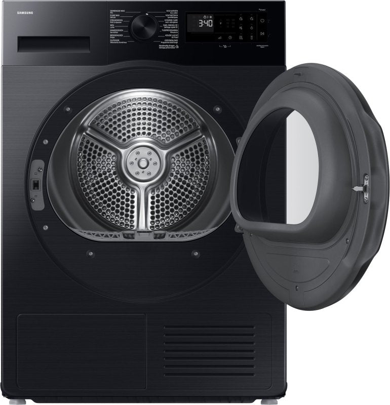 Samsung warmtepompdroger DV90DG52A0ABEN - Zwart - NL/FR