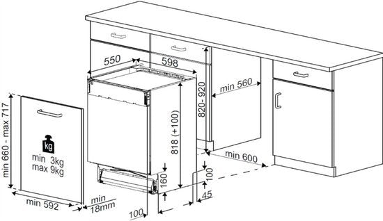 Beko inbouwvaatwasser BDIN38440 - HygieneShield