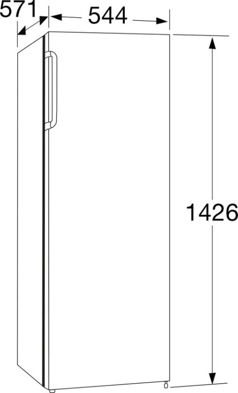 ETNA vrieskast VV143WIT - vrijstaand