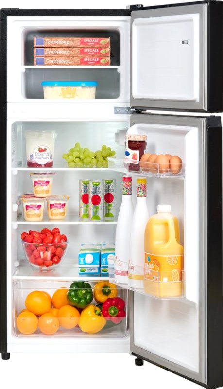 Everglades koelkast EVTD3020 - Zwart - 124 Liter