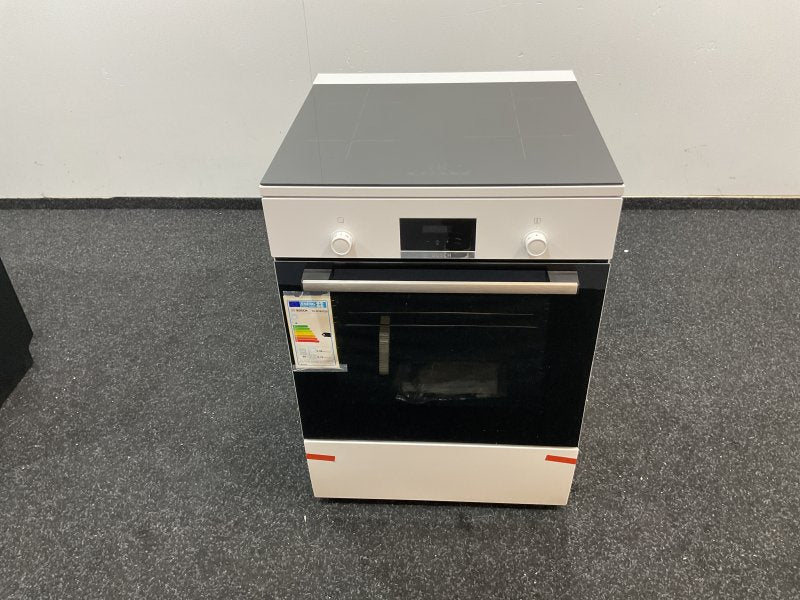 Bosch inductiefornuis HLR390020 - Serie 4 - Wit