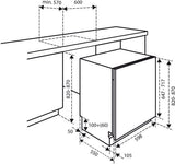 Inventum inbouw vaatwasser IVW6008A - 13 couverts