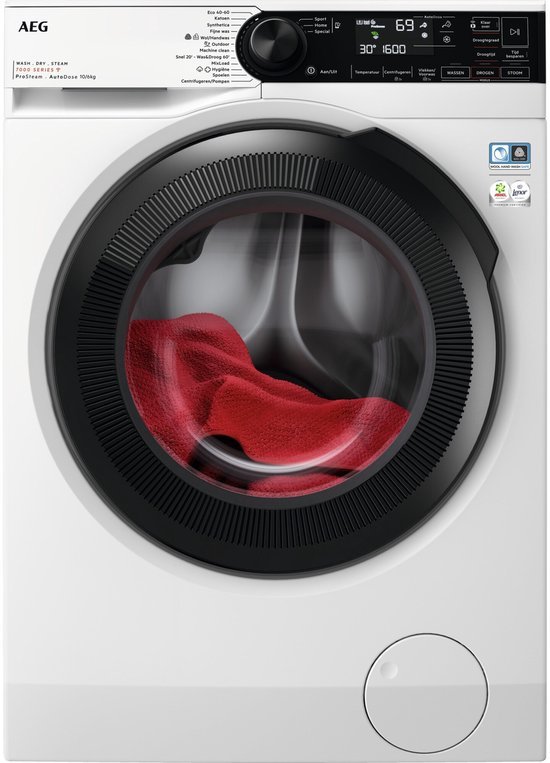AEG was-droogcombinatie LWR7516AD4 7000 serie 