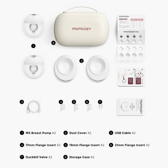 Momcozy M5 Handsfree Borstkolf