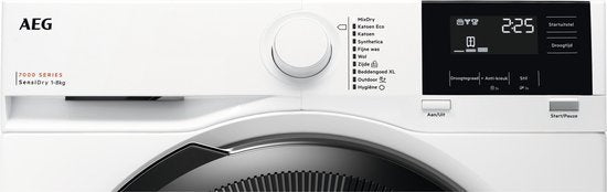 AEG warmtepompdroger TR7386T4B - 7000 serie 