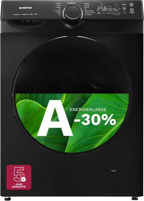 Inventum wasmachine VWM8030B - 8kg - Zwart