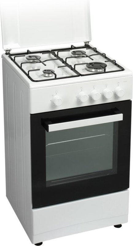 Everglades gasfornuis met gasoven EVCK039 - Wit - 50cm