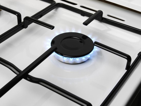 Everglades gasfornuis met gasoven EVCK039 - Wit - 50cm