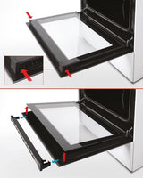 Everglades gasfornuis met gasoven EVCK039 - Wit - 50cm