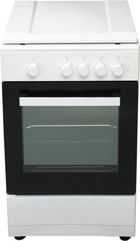 Everglades gasfornuis met gasoven EVCK039 - Wit - 50cm
