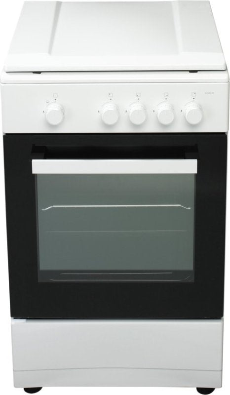 Everglades gasfornuis met gasoven EVCK039 - Wit - 50cm