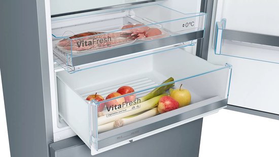 Bosch koelkast KGE49AICA - vrijstaand - RVS