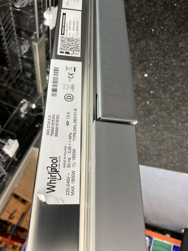 Whirlpool inbouwvaatwasser W0I D741A S 