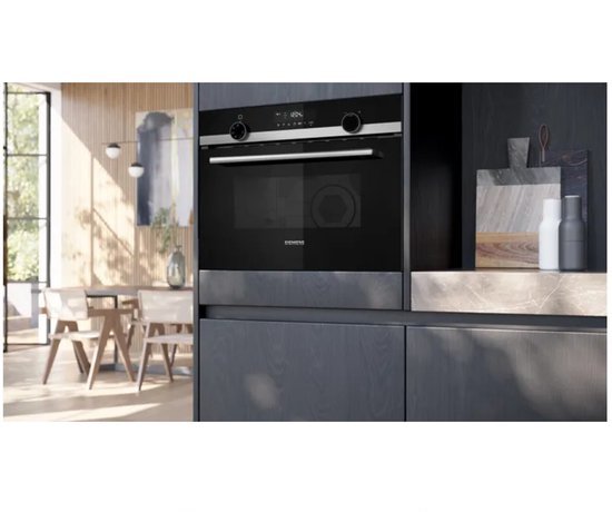 Siemens inbouw heteluchtoven CM585AGS1 met magnetronfunctie