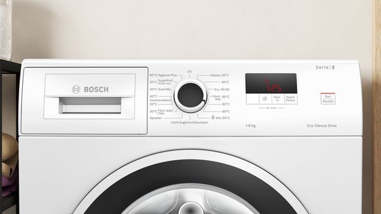 Bosch wasmachine WGE03408NL - Serie 2 - Wit