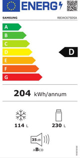 Samsung koelkast RB34C675DSA - Zilver - WiFi
