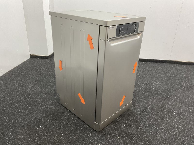 Sharp vaatwasser QWNS1CF49ESEU - Vrijstaand - 45cm