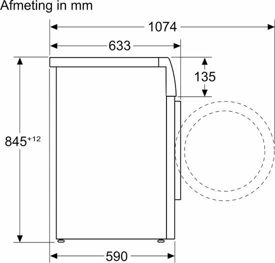 Siemens wasmachine WG56H205NL - iQ500 - 10 kg
