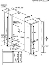 AEG inbouw koelkast TSC5S181ES 