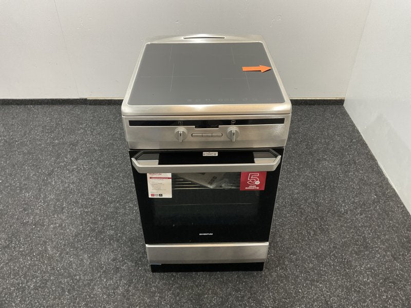 Inventum inductie fornuis VFI5042RVS - RVS/Zwart