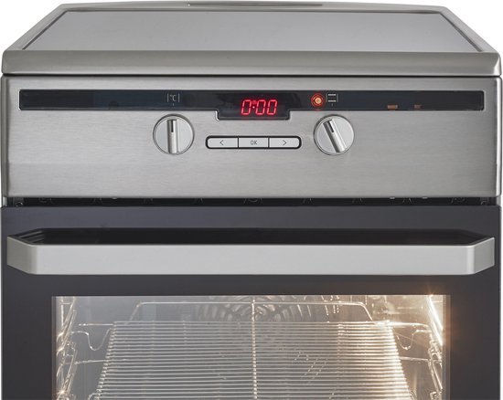 Inventum inductie fornuis VFI5042RVS - RVS/Zwart