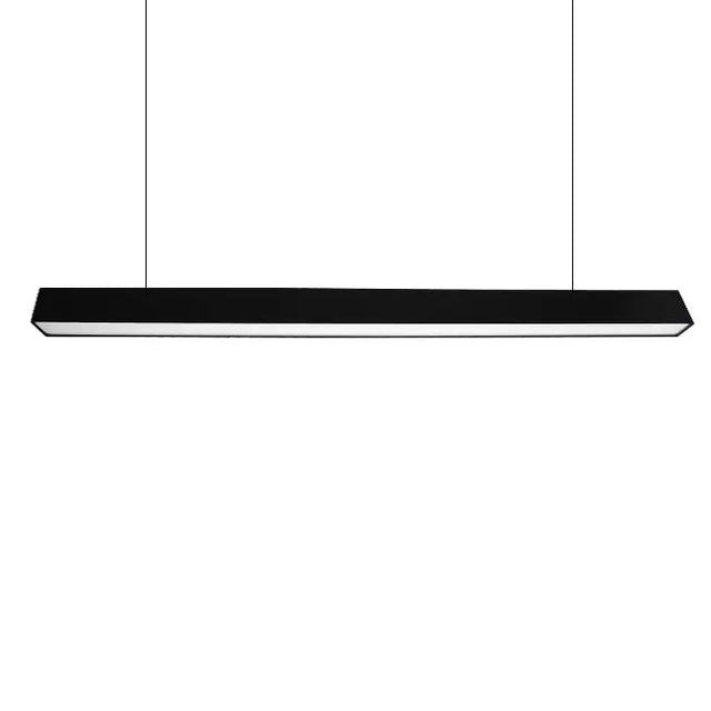 LED24 Lineaire LED-hanglamp 3CT Zwart | 120 cm | 25W/30W/40W
