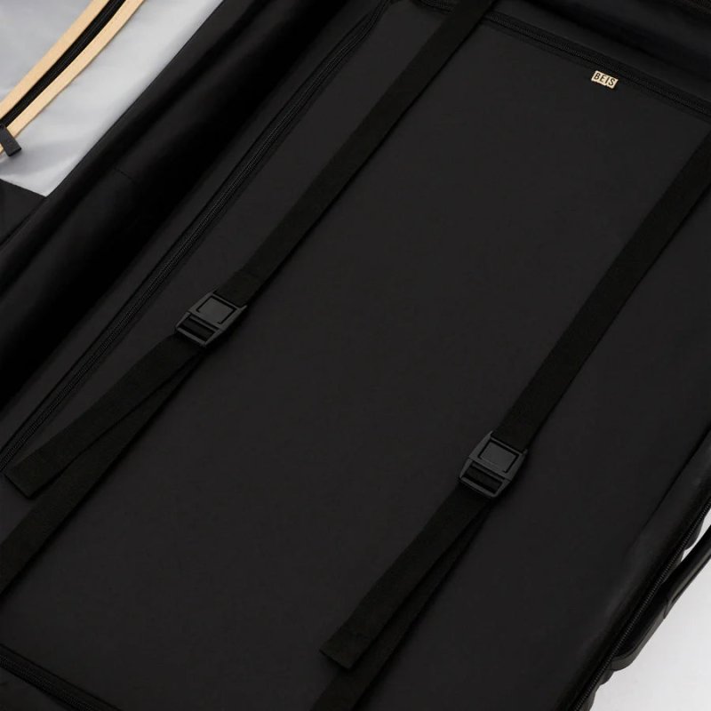 Beis - Small Carry-On Roller – Trolley in Mat Zwart
