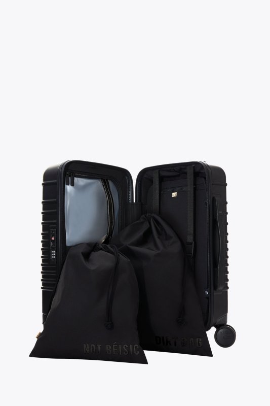 Beis - Small Carry-On Roller – Trolley in Mat Zwart