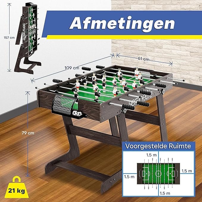 SereneLife Tafelvoetbal