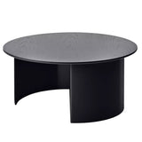 FÉST - Plateau salontafel rond in de kleur zwart