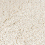 Rond hoogpolig vloerkleed - Blaze White - Ø 240 cm 