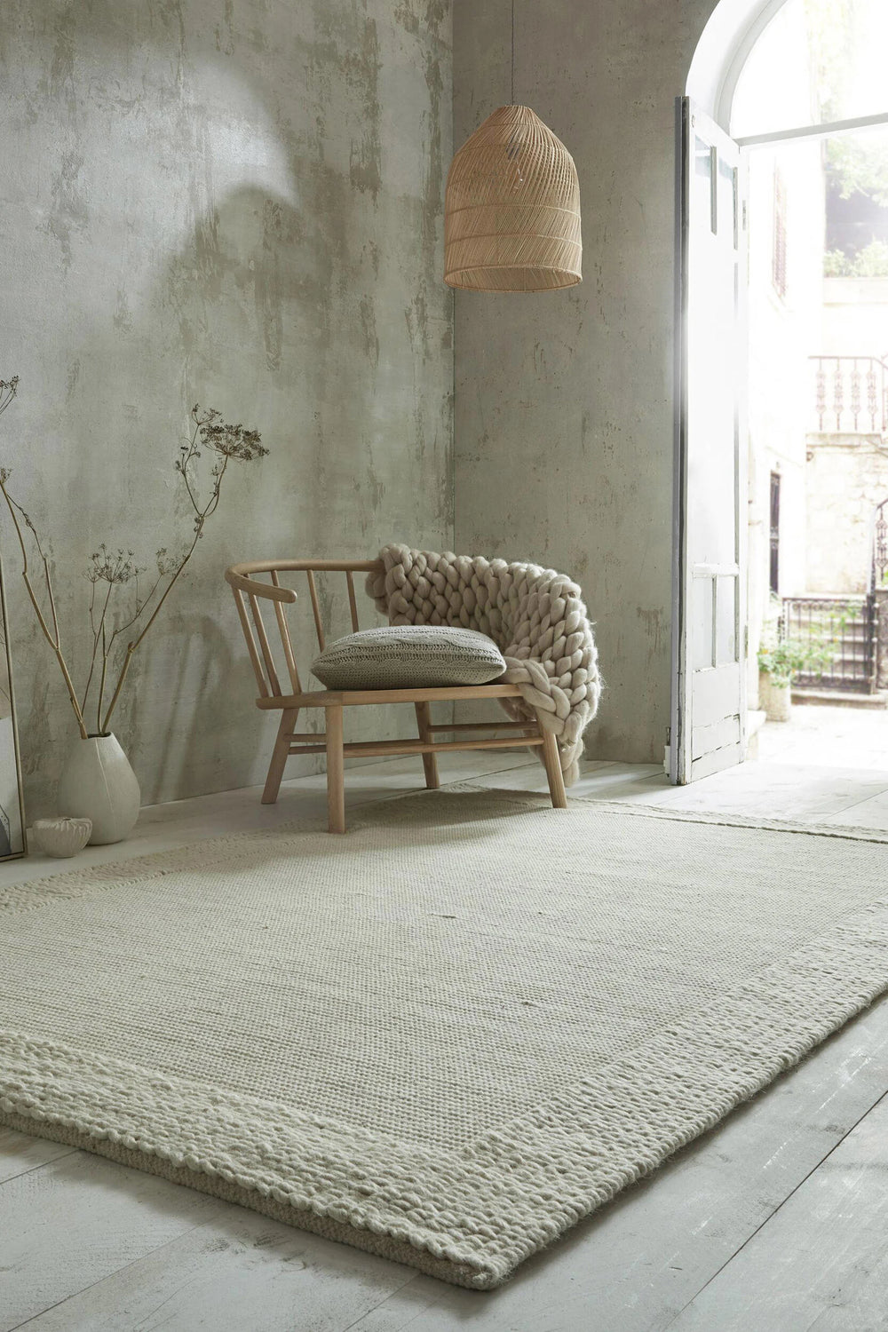 Flair Rugs vloerkleed wol Rue Plait (290x200 cm)