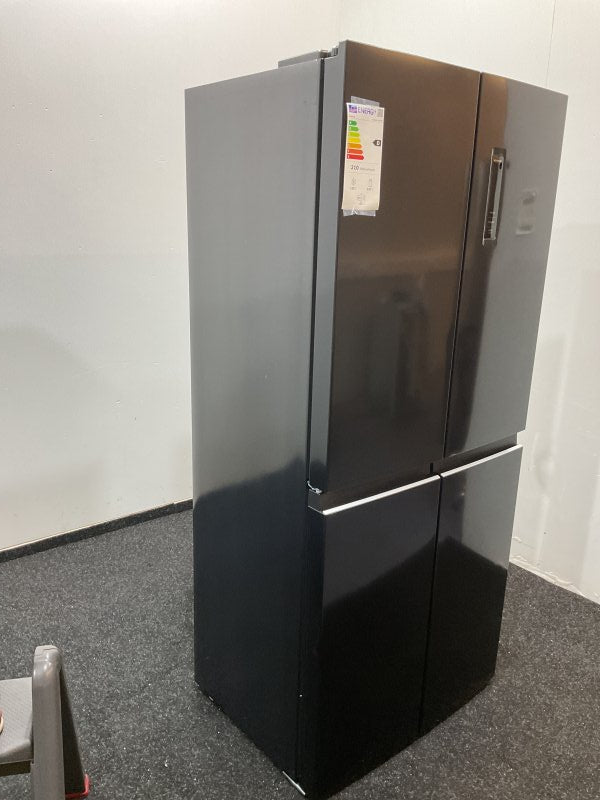 Exquisit Amerikaanse koelkast CDJ444-040DB - Zwart