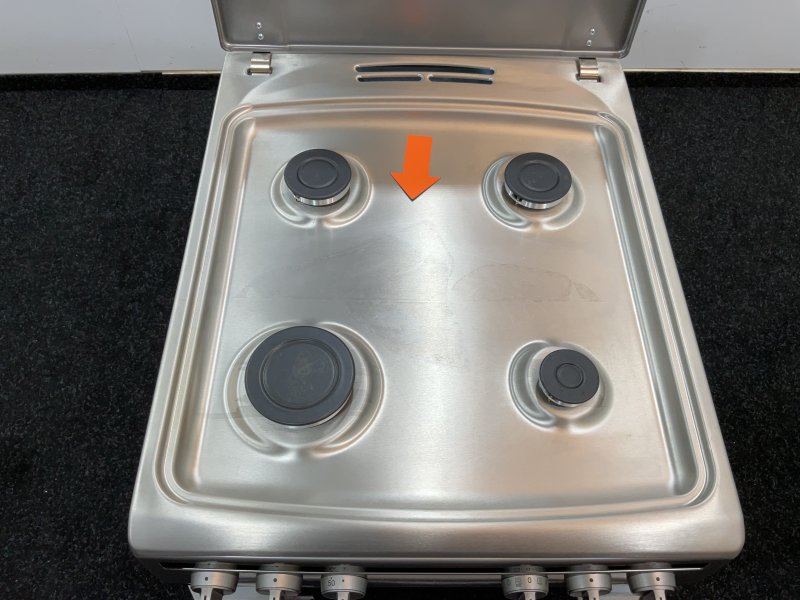 Inventum gasfornuis VFG5020GRVS - Elektrische oven