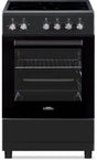 Everglades keramisch fornuis EVCK5120 - Mat Zwart - 50cm