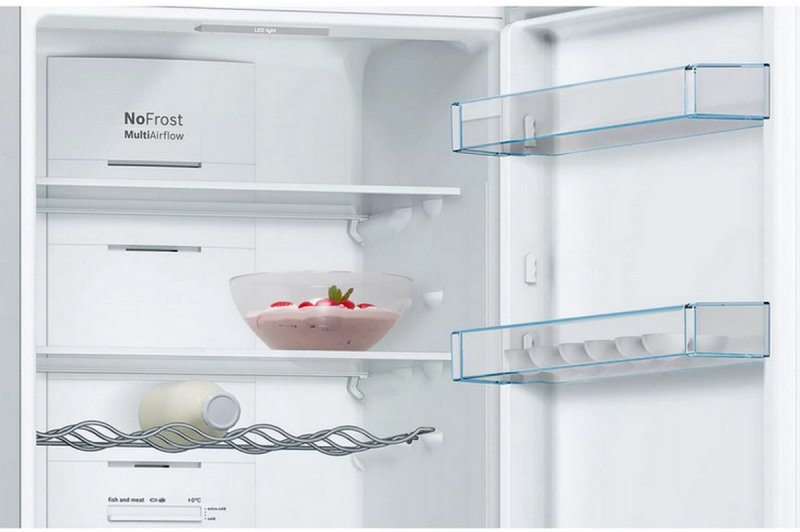Bosch koelkast KGE398IBP - Serie 6 - RVS