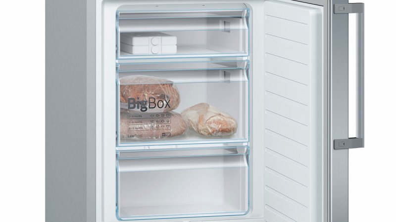 Bosch koelkast KGE398IBP - Serie 6 - RVS