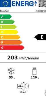 Inventum koelkast KV1501B - Vrijstaand - Zwart