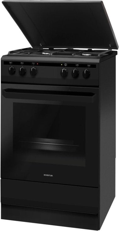 Inventum gasfornuis VFG5020GZWA - Zwart
