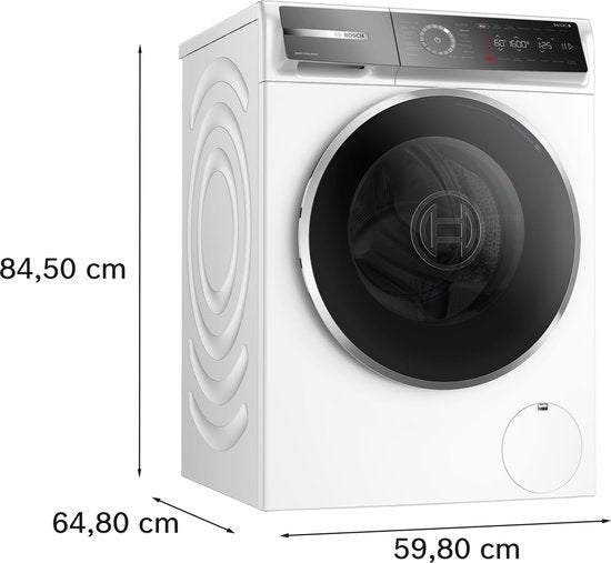 Bosch wasmachine met stoom WGB2560BNL - 10 kg 