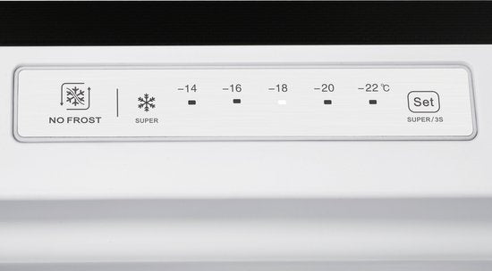 Inventum vrieskast VR1430B - Vrijstaand - Zwart