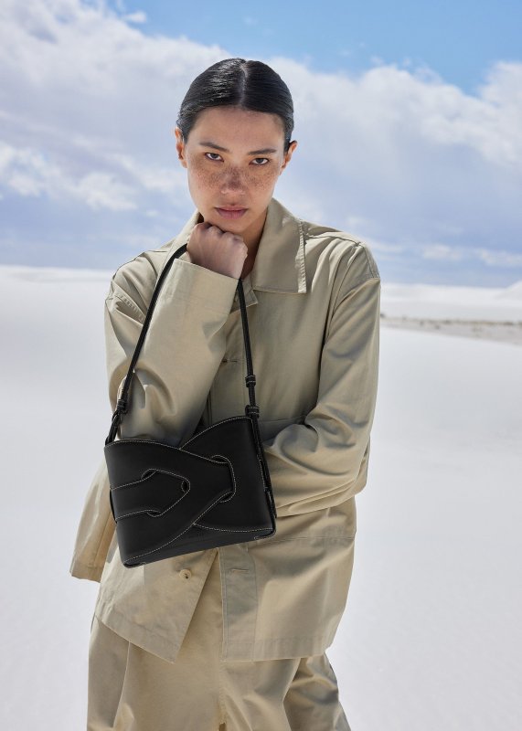 Polene Nodde Edition Smooth Black bag (Tas)