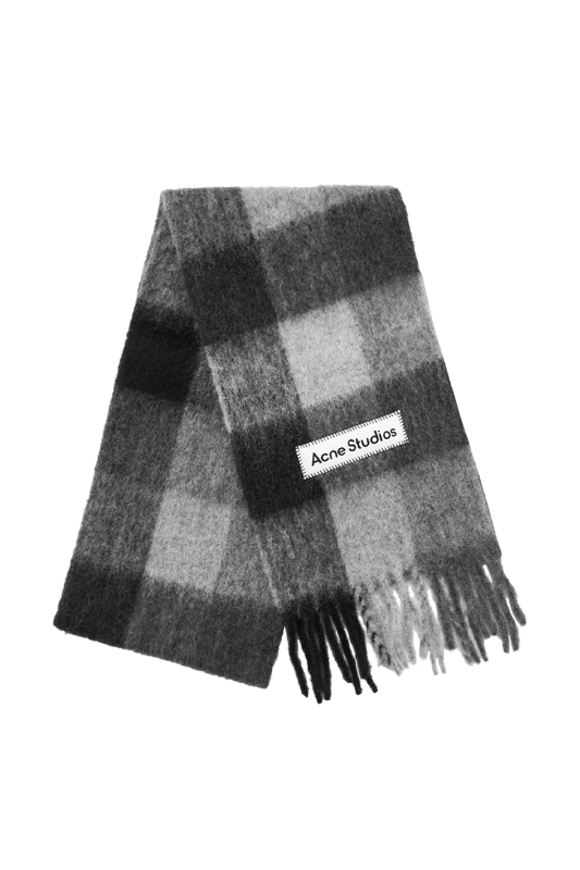 Acne studios - Heren Sjaal zwart/grijs