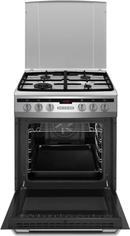 Inventum gasfornuis VFG6034WGRVS - Vrijstaand