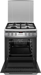 Inventum gasfornuis VFG6034WGRVS - Vrijstaand