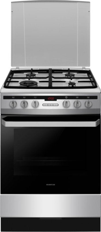 Inventum gasfornuis VFG6034WGRVS - Vrijstaand
