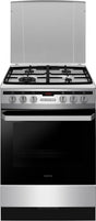 Inventum gasfornuis VFG6034WGRVS - Vrijstaand