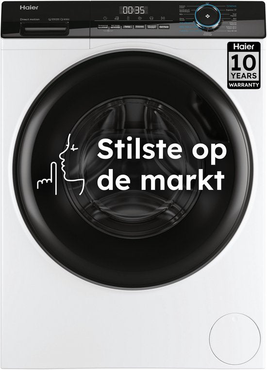 Haier wasmachine HW90-B14939 - Stoombehandeling - Wit
