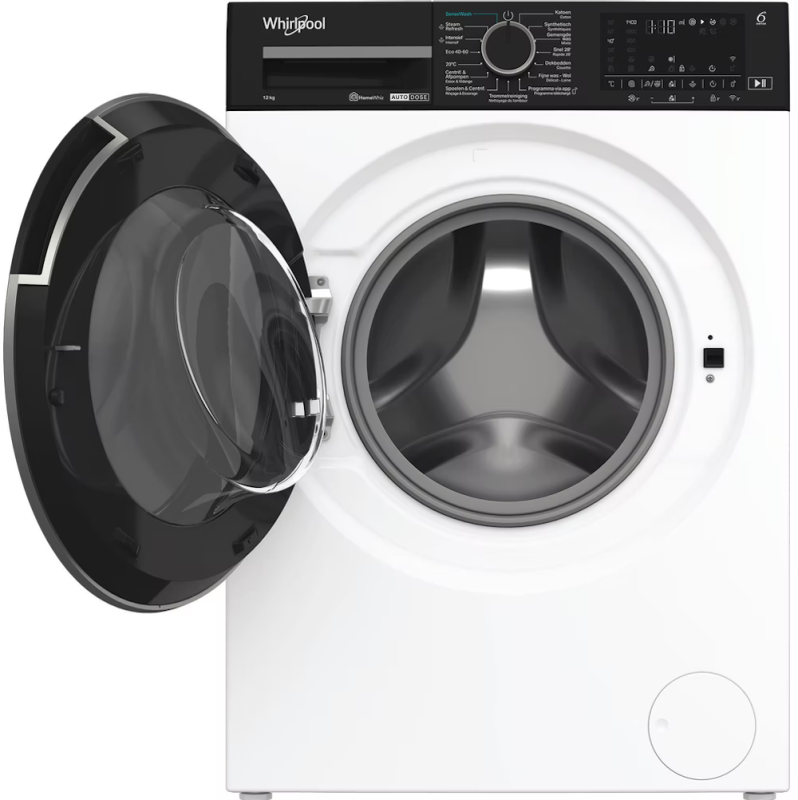 Whirlpool wasmachine WPM 27W ADS BE - 12 kg - Wit